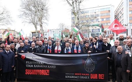 Başkan Büyükakın’dan Filistin’e destek