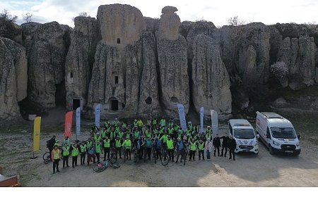 Avrupa Bisiklet Başkenti Konya’da Pedallar Tarihe ve Doğaya Döndü