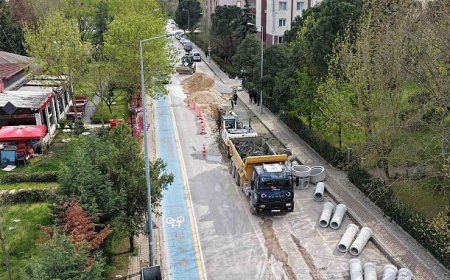 Yahya Kaptan’a 940 Metrelik Yeni Yağmur Suyu Hattı