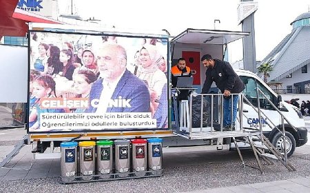 Canik'te 5 Ton Atık Geri Dönüşüme Kazandırıldı 