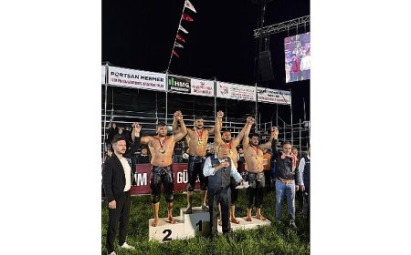 Belediye güreşçisi Kaya’dan üçüncülük başarısı