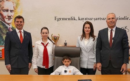 Başkan Işık, 23 Nisan’da koltuğunu Ege’ye devretti