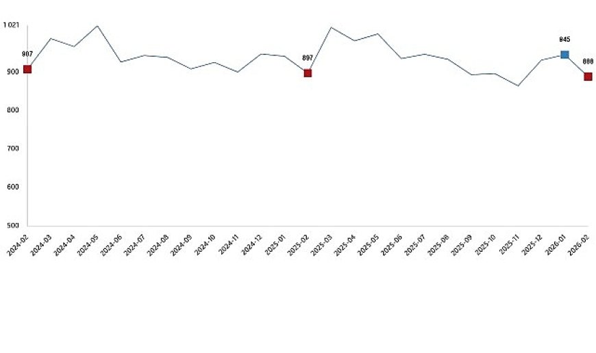 Süt ve Süt Ürünleri Üretimi, Şubat 2026
