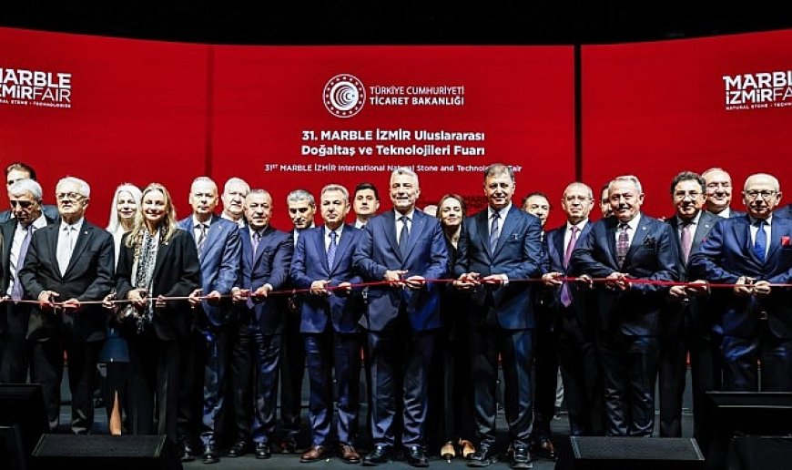 Doğal taşın kalbi İzmir’de atıyor