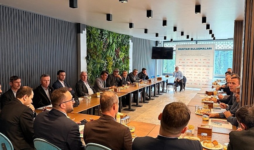 İSU’dan Tarımsal Sulama Projesi İçin Bölge Muhtarlarıyla İstişare Toplantısı