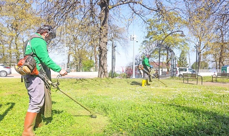 Canik'te Parklar Yaza Hazırlanıyor