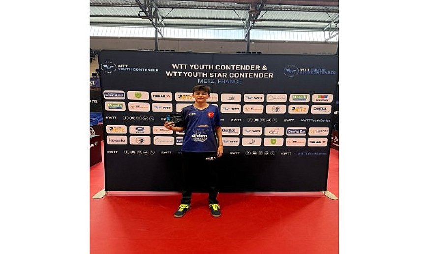 Team Akfen İnşaat Sporcusu Olan   Milli Masa Tenisçi Görkem Öçal’dan   Tarihi Başarı