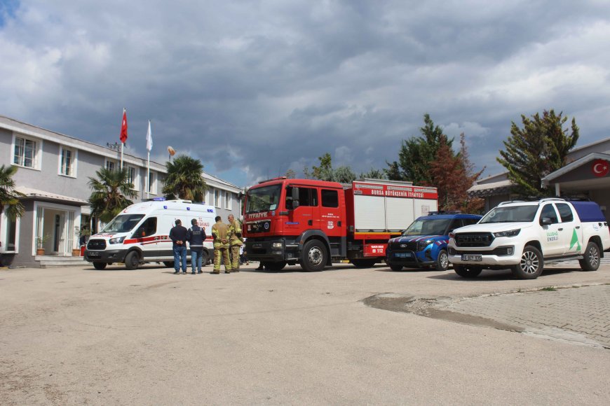 Gemlik Açık Cezaevi’nde Gerçeği Aratmayan Acil Durum Tatbikatı