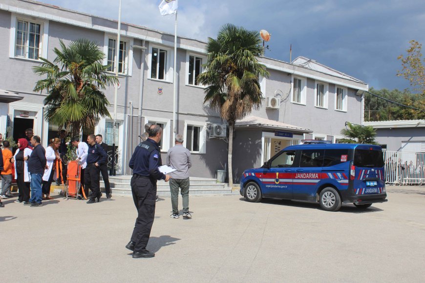 Gemlik Açık Cezaevi’nde Gerçeği Aratmayan Acil Durum Tatbikatı