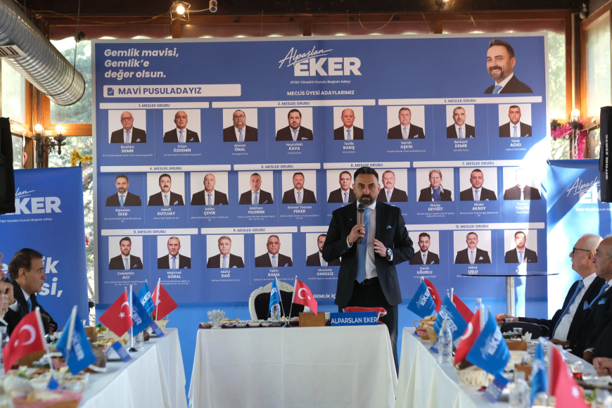 Alpaslan Eker, GTSO seçim ekibini ve projelerini tanıttı