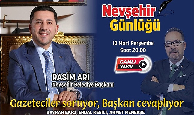 Başkan Rasim Arı, Nevşehir Günlüğü’nün Konuğu Oldu