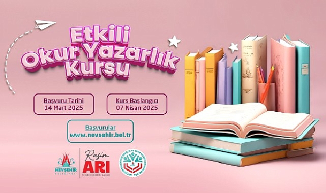 Etkili Okur Yazarlık Kursu 7 Nisan’da Başlıyor