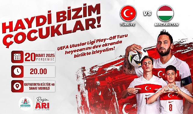 Milli Takımımızın Play-Off Maçı Dev Ekranda İzlenecek