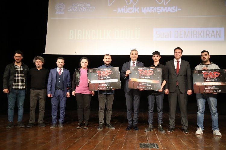 Gaziantep’in Kurtuluşu temalı Rap Müzik Yarışması’nda kazananlar belli oldu